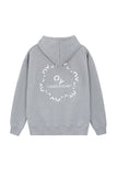 オーワイ(OY) ROUND LOGO HOODIE-GREY