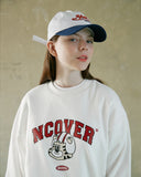 NCOVER（エンカバー）TOBY FACE ARCH LOGO SWEATSHIRT-WHITE