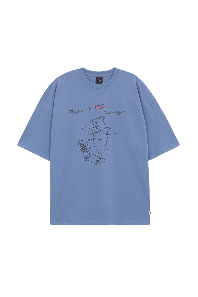 オーワイ(OY)    SKATEBOARDER ODOLLY T-PAUL BLUE