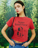 NCOVER（エンカバー）ENGLISH SHEEP DOG CROP TSHIRT-PINK
