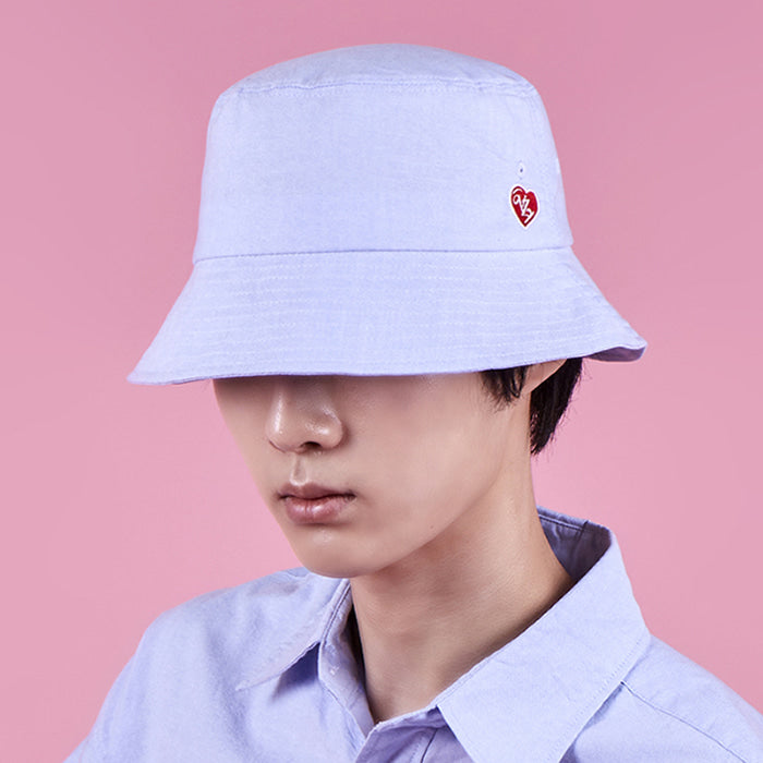 VARZAR(バザール) Heart Logo Oxford Overfit Bucket Hat (3color)