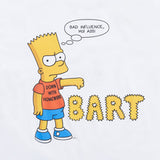 アクメドラビ(acme' de la vie) [ADLV X SIMPSONS] HOMEWORK BART SHORT SLEEVE T-SHIRT WHITE