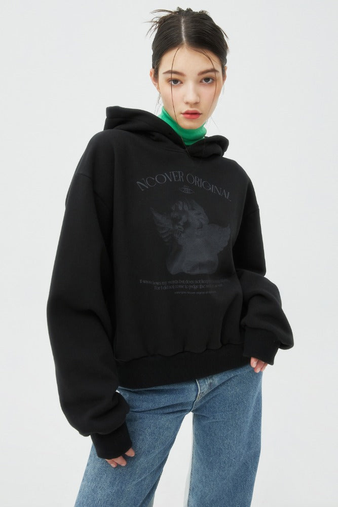 NCOVER（エンカバー）PLASTER CAST HOODIE-BLACK