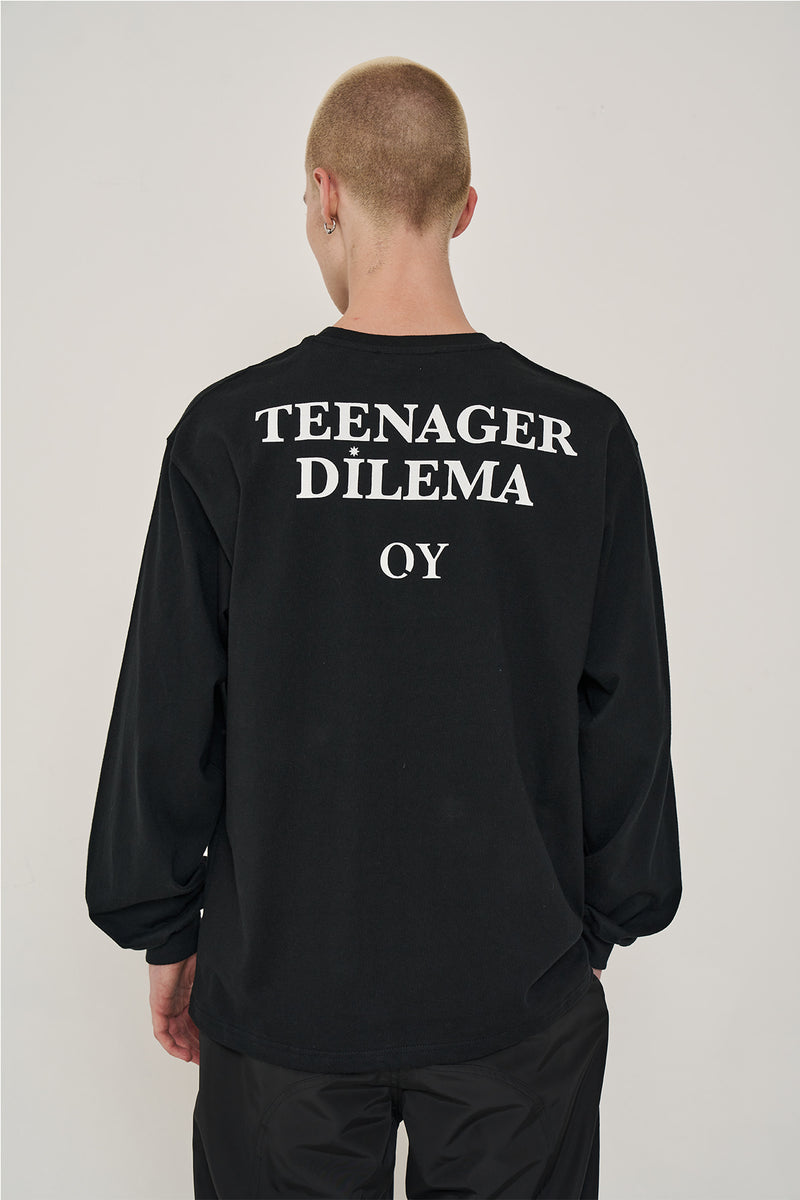 オーワイ(OY) THEME LOGO T-BLACK