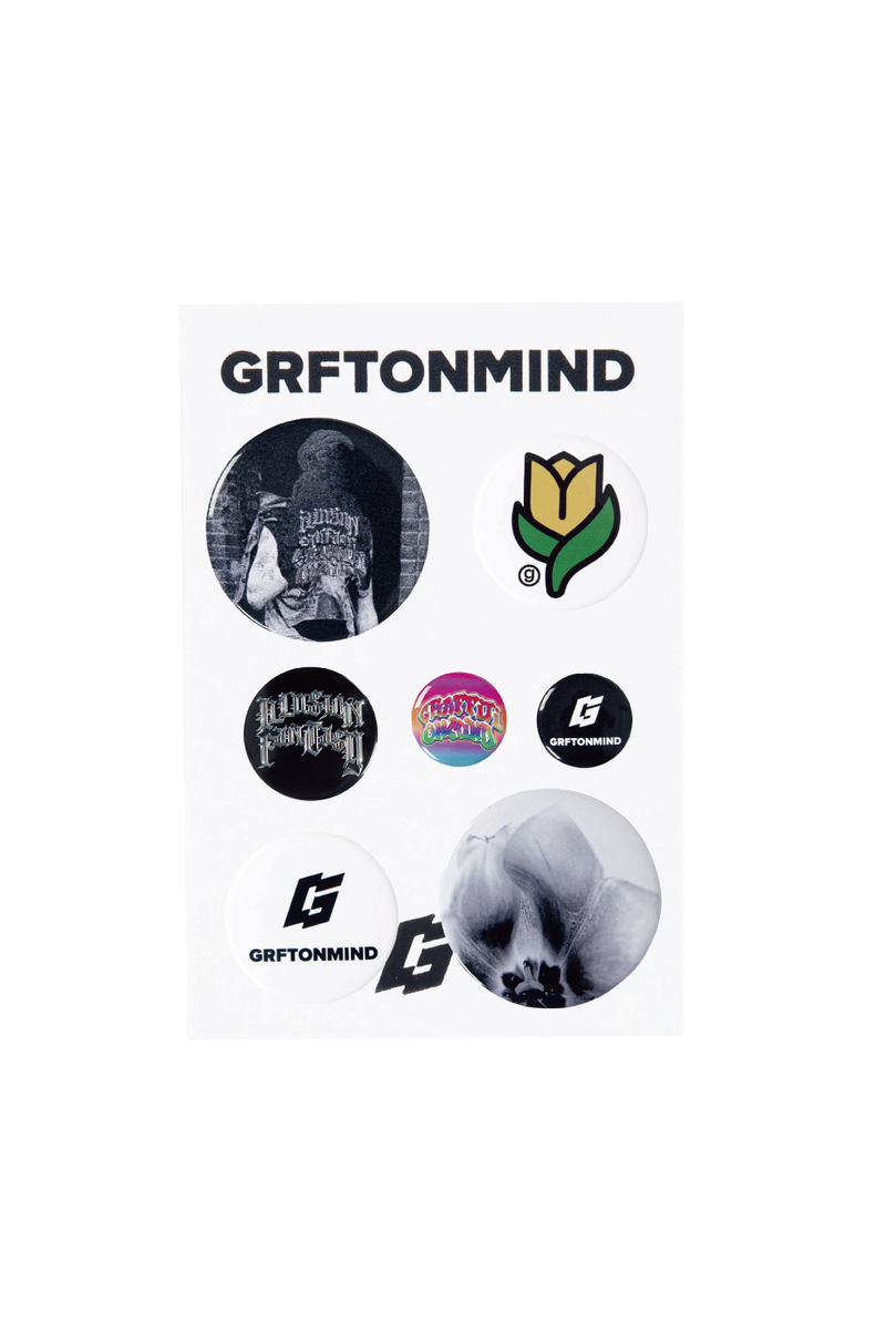 GRAFFITIONMIND(グラフィティオンマインド)          ILLUSION FANTASY PIN BADGE SET