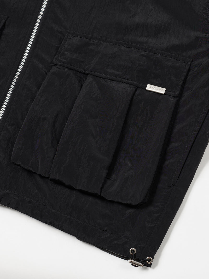 ディープリーク(DPRIQUE) REVERSIBLE HOODED JACKET - BLACK/BLACK