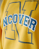 NCOVER（エンカバー）N LINE LOGO POINT SWEATSHIRT-YELLOW