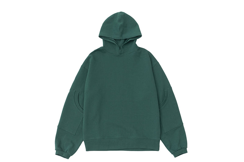 Q CUMBERS (キューカンバース) DOUBLE HOODIE(ver2) / Green