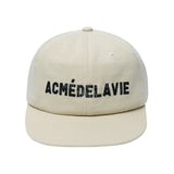 アクメドラビ(acme' de la vie)  ADLV STITCH EMBROIDERY BALL CAP WHITE