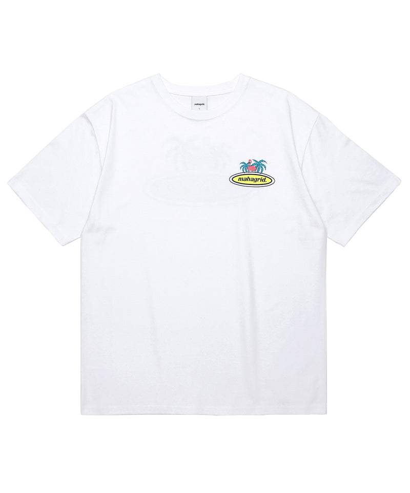 mahagrid (マハグリッド) FLAMINGO TEE [WHITE]