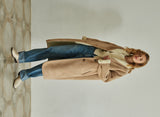 TMO BY 13MONTH（ティーエムオーバイサーティンマンス）V2 SHAWL COLLAR LONG MUSTANG (BEIGE)