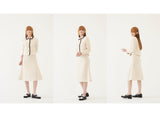 TMO BY 13MONTH（ティーエムオーバイサーティンマンス）TWEED MIDI SKIRT (IVORY)