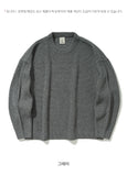 FEPL(ペプル) Heavy lambswool overfit knit gray JDKN1325