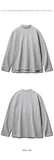 FEPL(ペプル) Soft cotton mockneck long sleeve t-shirt lightgray JDLT1340