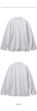 FEPL(ペプル) Soft cotton mockneck long sleeve t-shirt off white JDLT1340