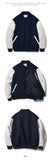FEPL(ペプル) Minimal overfit stadium jacket navy JDOT1319