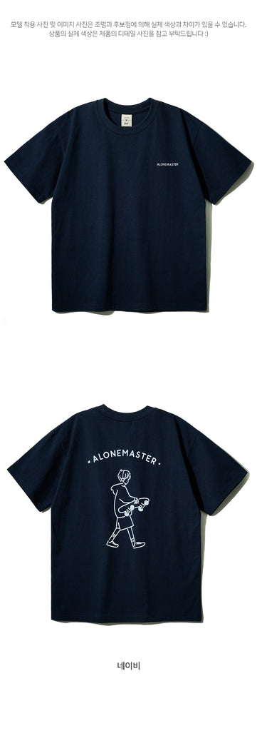 FEPL(ペプル) Board master Graphic T-shirts navy JDST1315