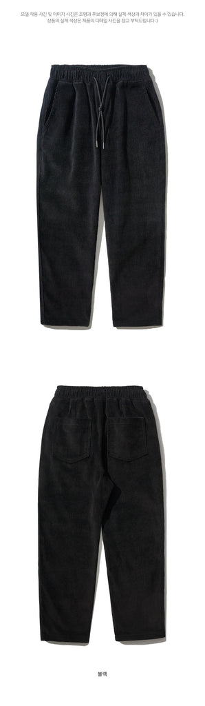 FEPL(ペプル) Rectus corduroy pants black KYLP1329