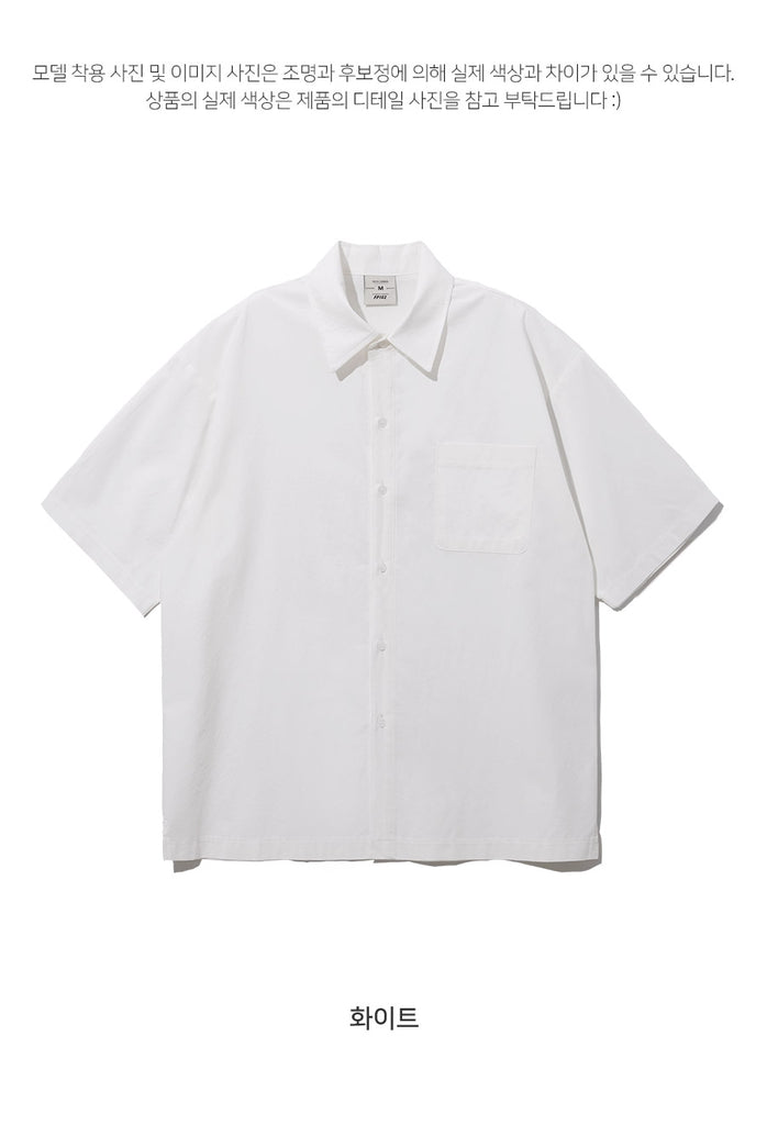 FEPL(ペプル) Must have Cotton Half sleeve shirts white KYSS1311
