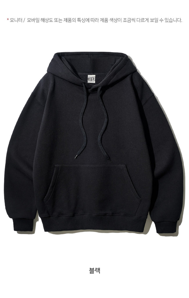 FEPL(ペプル) Original Solid Loose fit hoodie black OGHD1934
