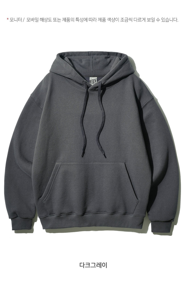 FEPL(ペプル) Original Solid Loose fit hoodie darkgray OGHD1934