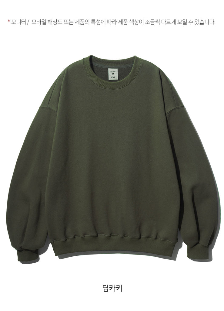 FEPL(ペプル) Youthful balloon sweat shirt deepkhaki SJMT1330