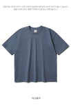 FEPL(ペプル) Essential Over fit half sleeve T-shirts ashblue SJST1316