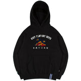 ロマンティッククラウン(ROMANTIC CROWN) 21C BOYS LOGO HOOD_BLACK