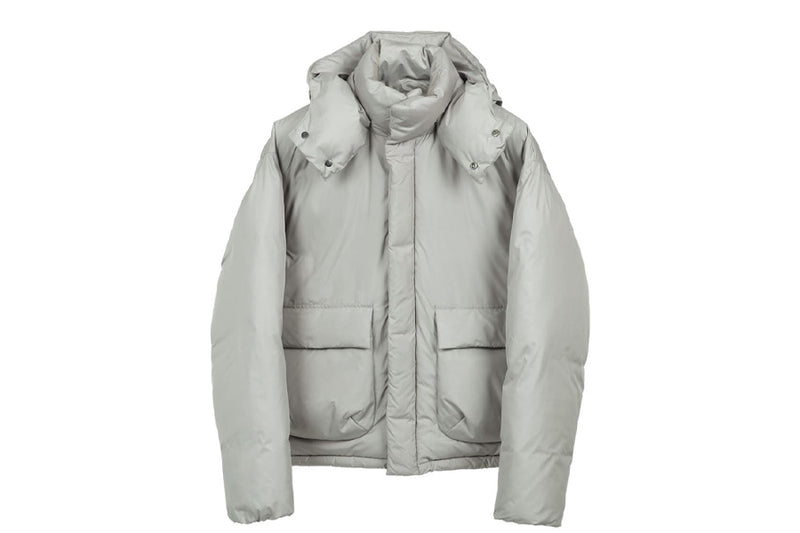 Q CUMBERS (キューカンバース) PUFFER SHORT PADDING JACKET/ Mono Beige