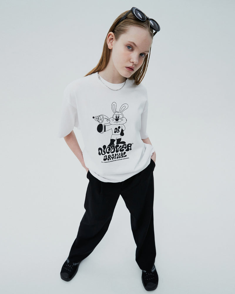 NCOVER（エンカバー）ZET LINE TSHIRT-WHITE