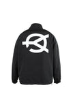 オーワイ(OY) CHECK LOGO REVERSIBLE JACKET-BLACK