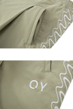 オーワイ(OY) WAVE LINE LOGO PANTS-BEIGE