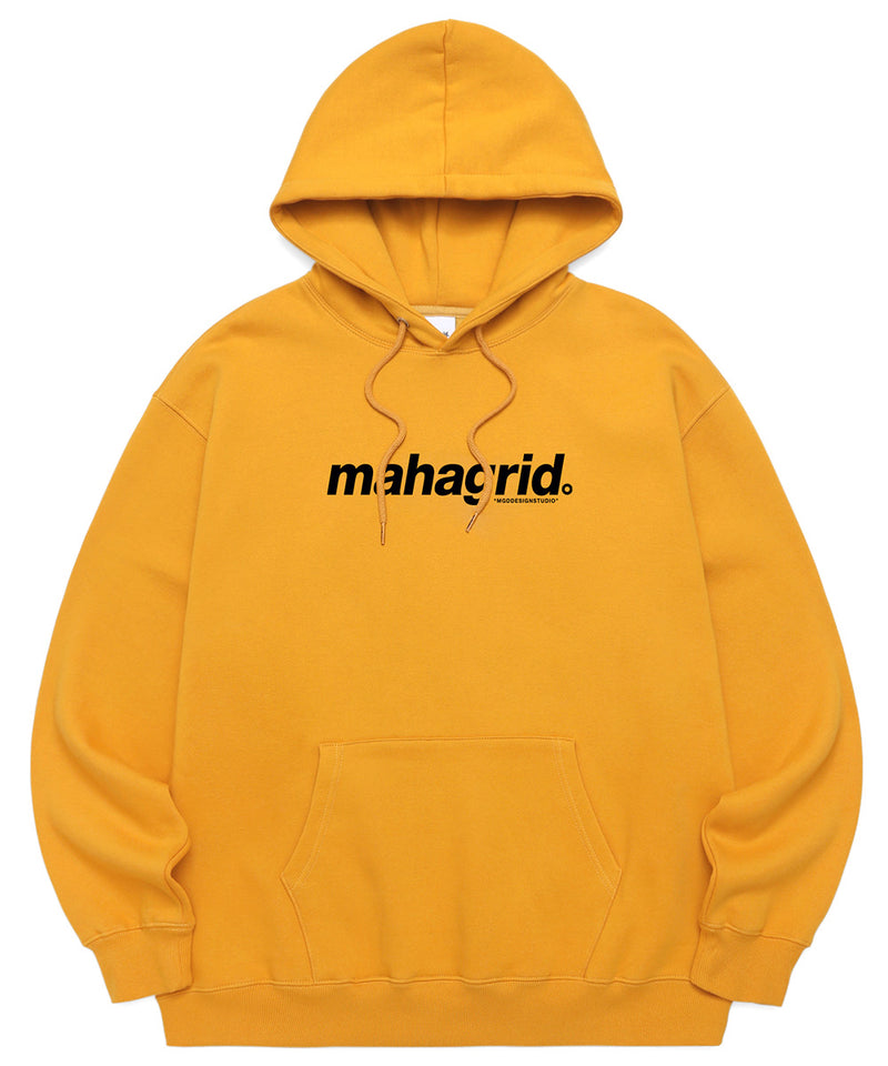 mahagrid (マハグリッド) BASIC LOGO HOODIE [MUSTARD]