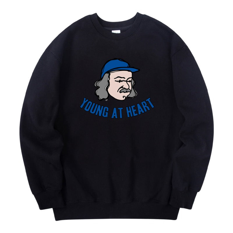 RADINEO (ラディネオ)　Young at heart sweatshirt Black