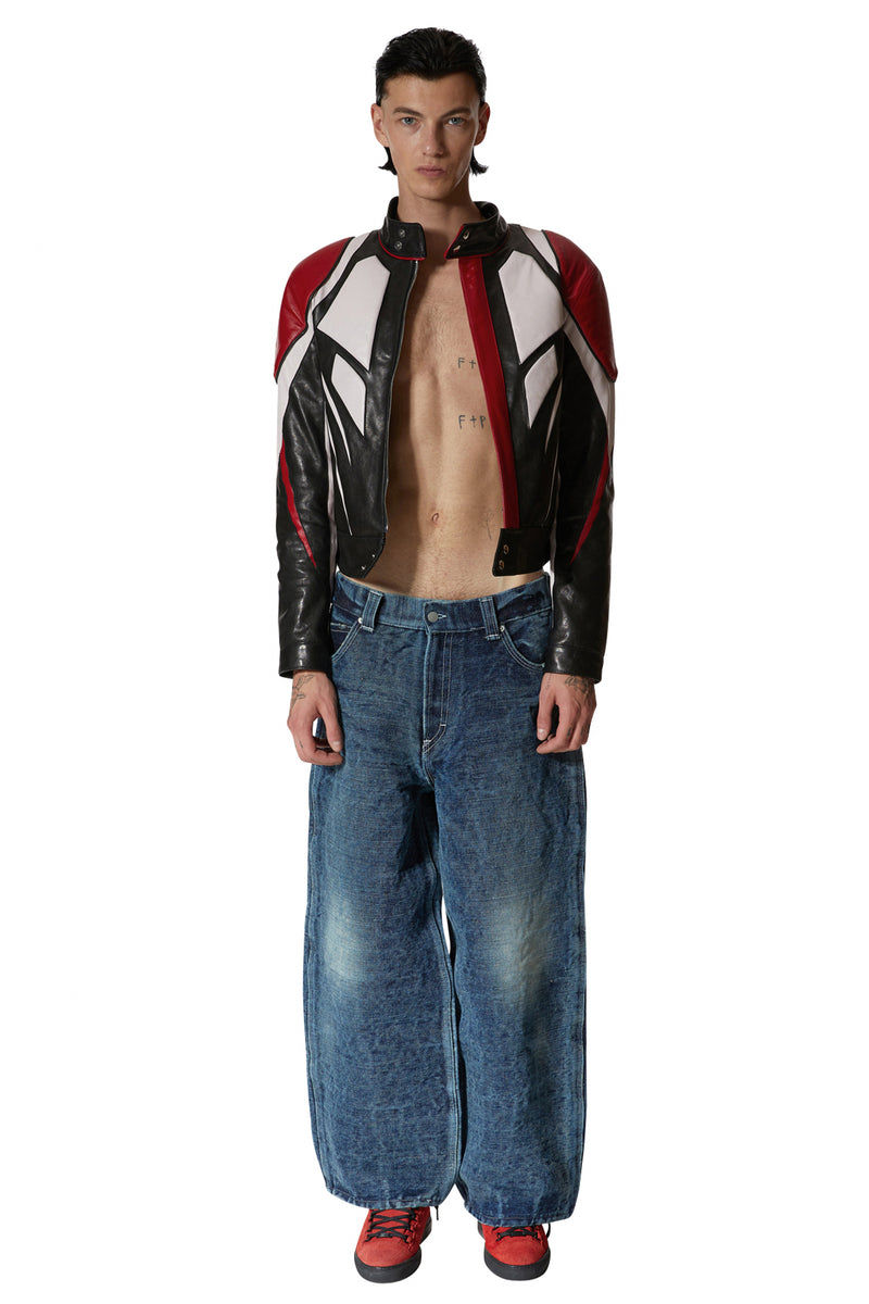 レイブレス(LABELESS)    RACING LEATHER JACKET