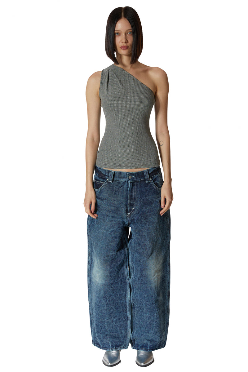 レイブレス(LABELESS)    ASYMMETRIC ONE-SHOULDER SLEEVELESS