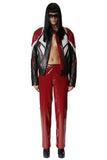 レイブレス(LABELESS)    RED GLOSSY ENAMEL PANTS