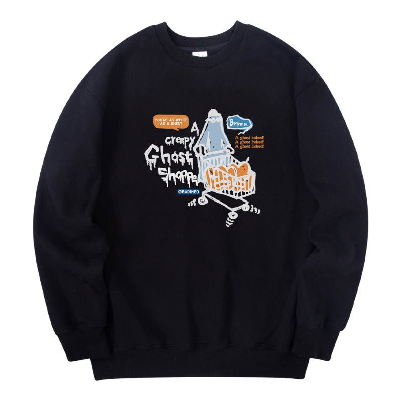RADINEO (ラディネオ)　Ghost sweatshirt black