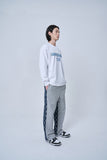 オーワイ(OY) VINE MELTING LOGO LONG SLEEVE-WHITE