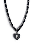 BLACKPURPLE (ブラックパープル) Guerlain Signature B Black Chain Necklace_Black