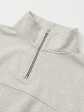 ディープリーク(DPRIQUE) QUARTER ZIP SWEATSHIRT - OAT