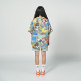 アクメドラビ(acme' de la vie)  PAISLEY SHIRTS BLUE