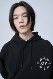 オーワイ(OY) PAISLEY TRUMP HOODIE-BLACK