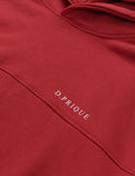 ディープリーク(DPRIQUE) OVERSIZED LOGO HOODIE - RED