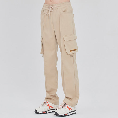 ロマンティッククラウン(ROMANTIC CROWN) PIN TUCK POCKET PANTS_BEIGE