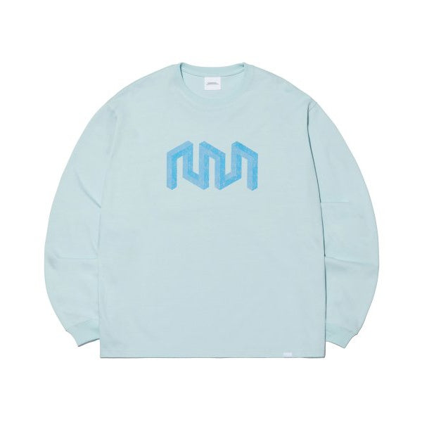NOMANUAL(ノーマニュアル)    NM OBJECT LONG SLEEVE TEE - MINT
