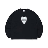 NOMANUAL(ノーマニュアル)    LOVE D.T LONG SLEEVE TEE - BLACK