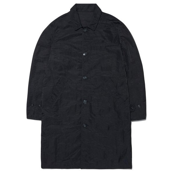 NOMANUAL(ノーマニュアル)    NYLON FLAP COAT - BLACK