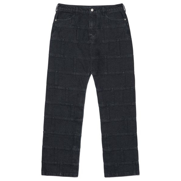 NOMANUAL(ノーマニュアル)    BRICK DENIM PANTS - BLACK