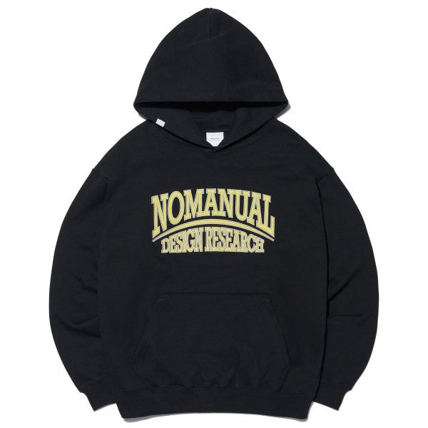 NOMANUAL(ノーマニュアル)    A.R HOODIE - BLACK